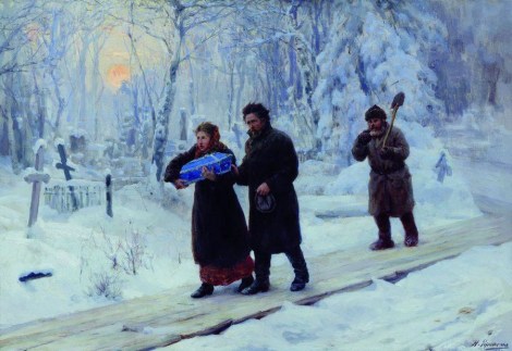 Funeral of a first born by Mykola Yaroshenko