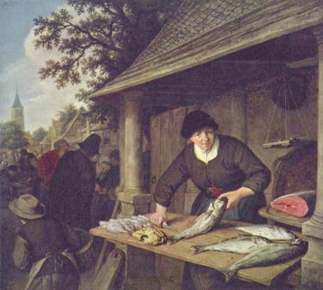 The Fishwife by Adriaen van Ostade