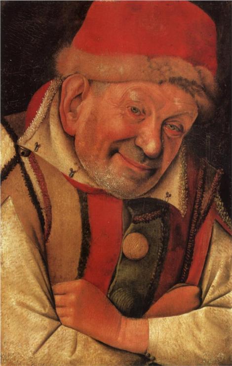 Portrait of the Ferrara Court Jester Gonella by Jean Fouquet