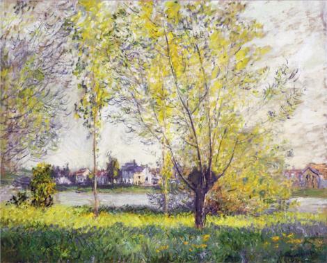 The Willows by Claude Monet