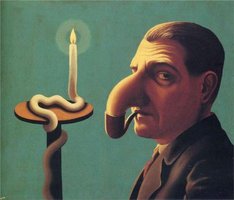 The philosophers lamp by René Magritte