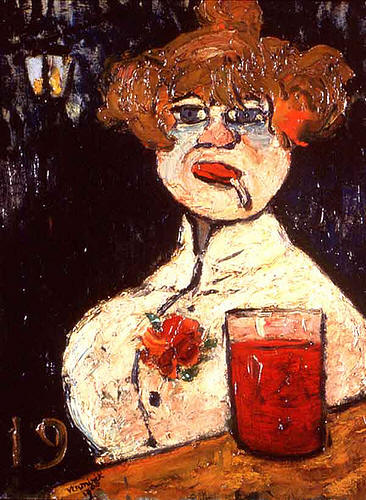 The bar counter by  Maurice de Vlaminck