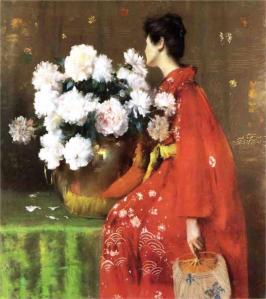 Peonies by William Merritt Chase