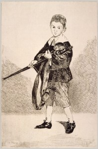 The Boy with a Sword by Edouard Manet