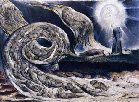 The lover's whirlwind by William Blake