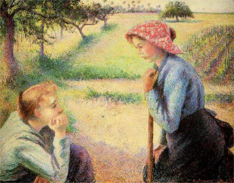 The talk by Camille Pissarro