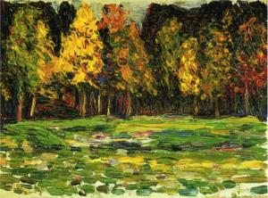 Forest edge by Wassily Kandinsky