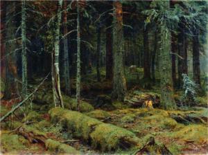  Dark Forest by Ivan Shishkin