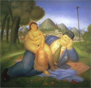 Lovers by Fernando Botero