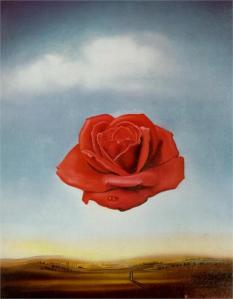 Meditative Rose by Salvador Dali
