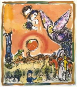 Sun over Saint-Paul de Vence by Marc Chagall