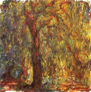 Weeping willows by Claude Monet