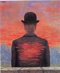 The poet recompensed by Rene Magritte
