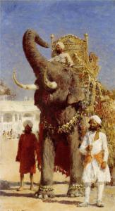 The Rajahs elephant by Edwin Lord Weeks