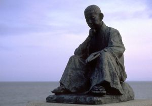 Statue of Ishikawa Takuboku at Hakodate, Hokkaido