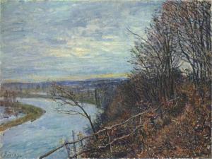 November Afternoon by Alfred Sisley 
