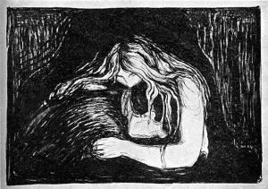 Vampire by Edvard Munch
