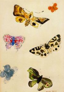 Butterflies by Odilon Redon
