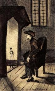 Near the hearth by Vincent van Gogh