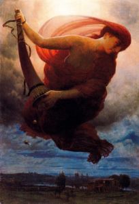 Night by Arnold Böcklin 