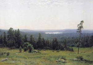  The Forest Horizon by Ivan Shishkin