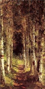 The birchwood alley by Vasily Polenov