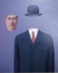 The pilgrim by Renee Magritte