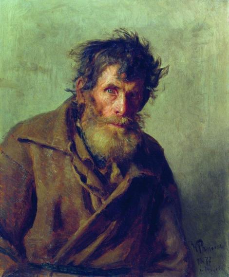 A shy peasant by Ilya Repin