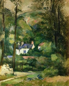 Houses in Greenery by Paul Cezanne
