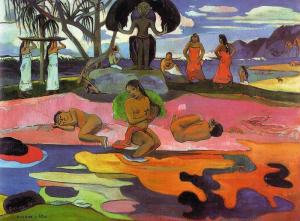 Day of the gods by Paul Gauguin 