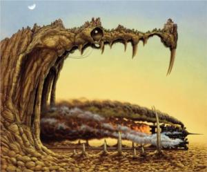 Dragon Pleasure by Jacek Yerka