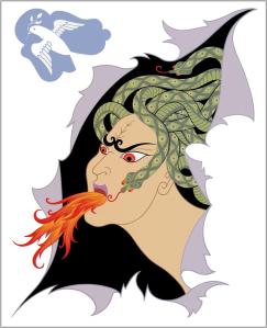 The Seven Deadly Sins, Anger by Erte