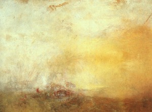Turner - Sunrise with sea monsters