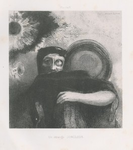 A strange Juggler by Odilon Redon