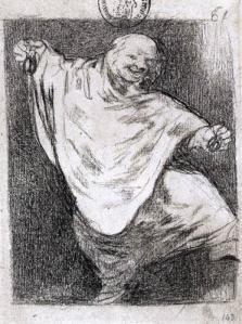 Phantom Dancing with Castanets by Francisco Goya