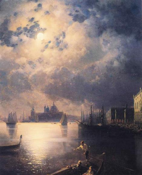 Byron in Venice by Ivan Aivazovsky