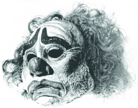 Clown Print by Ewen Brown under Creative Commons license