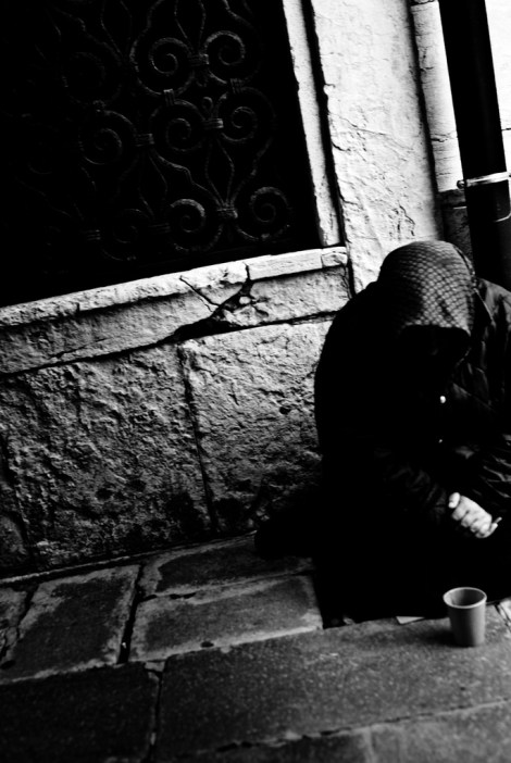 Spare Change - Calle De La Bergama, Venice by Jan Faborsky