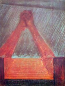 Deluge (VI) by Mikalojus Ciurlionis