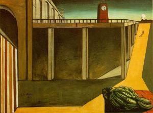 Gare Montparnasse (The Melancholy of Departure) by Giorgio de Chirico