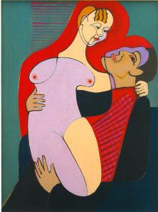 Great Lovers (Mr and Miss Hembus) by Ernst Ludwig Kirchner