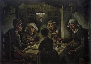 The Potato Eaters by Vincent van Gogh.