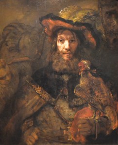 The Knight with a falcon by Rembrandt