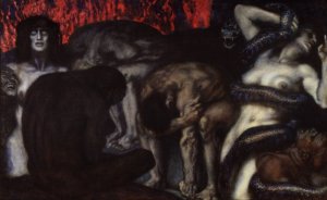 Inferno by Franz Stuck