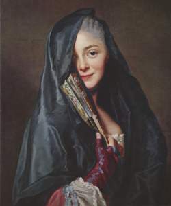 Woman with veil by Alexander Roslin