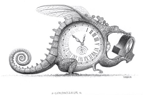 Chronozaurus by Jacek Yerka