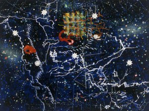 Space Station (Falls Said to be the Largest in the Known World So Far) by Landon Mackenzie