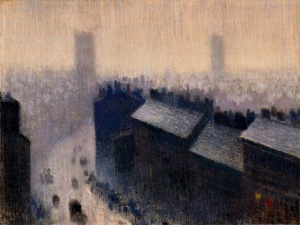 Rooftops Manchester by Adolphe Valette