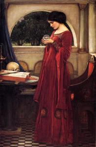 The Crystal Ball by John William Waterhouse.