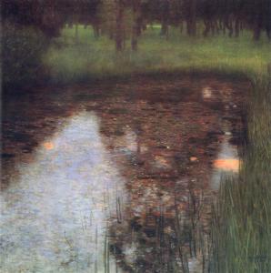 The swamp by Gustav Klimt 